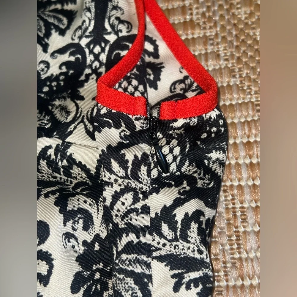 THML Women's Sleeveless Patterned Shift Dress,Red,Size XS,Great Condition - Picture 8 of 10